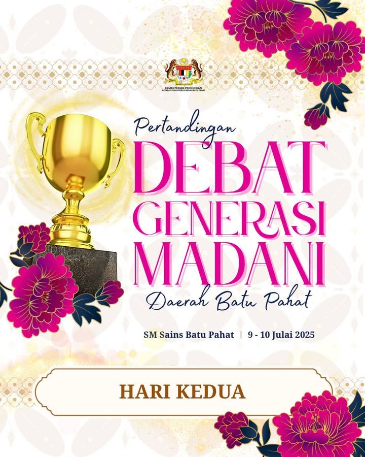 Pertandingan Debat Generasi Madani Daerah Batu Pahat 2025 Pertandingan Debat Generasi Madani Daerah Batu Pahat 2025