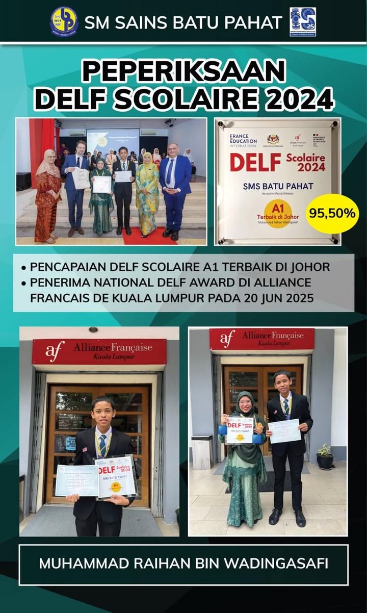 Tahniah .  