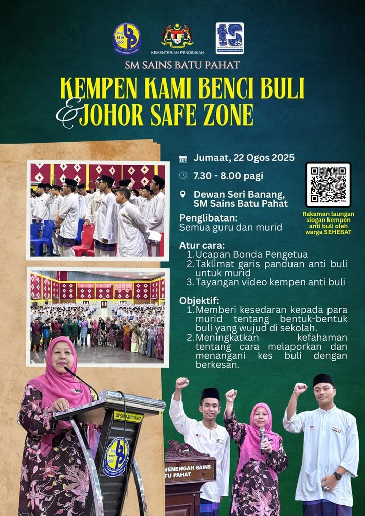 Kempen Kami Benci Buli & Johor Safe Zone 