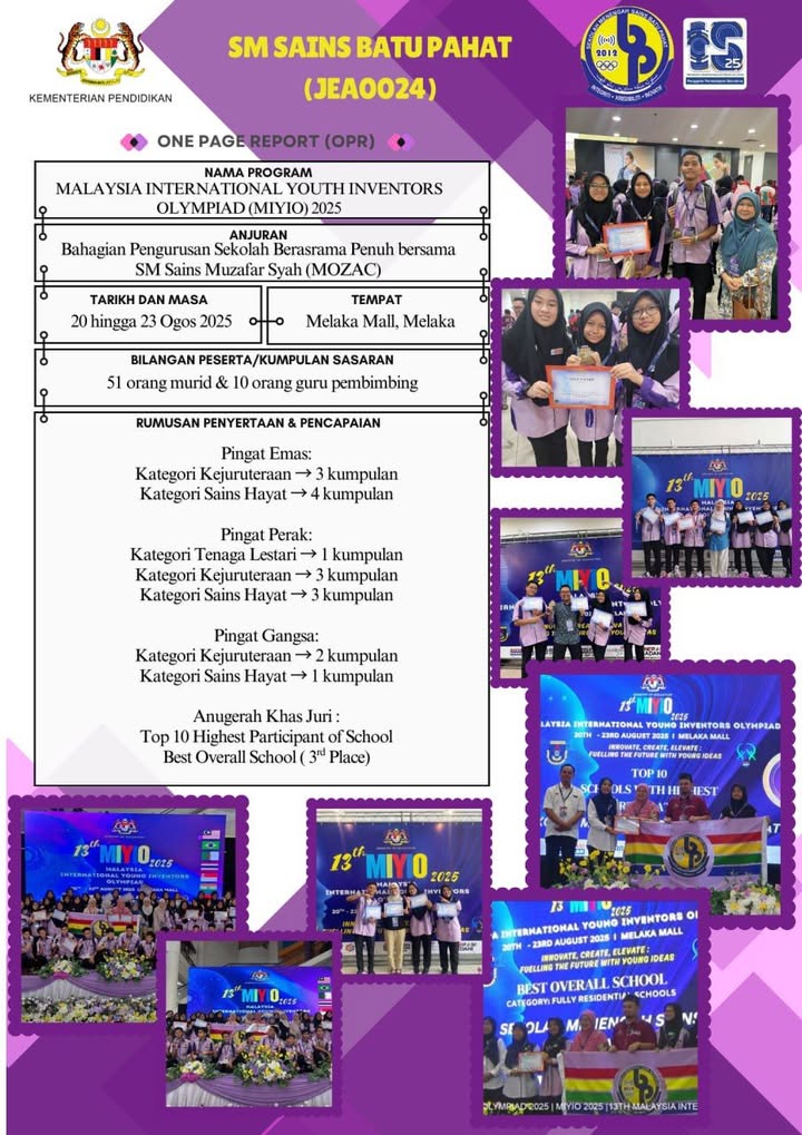Tahniah & Syabas Kepada Pasukan Stem Sehebat Tahniah & Syabas Kepada Pasukan Stem Sehebat