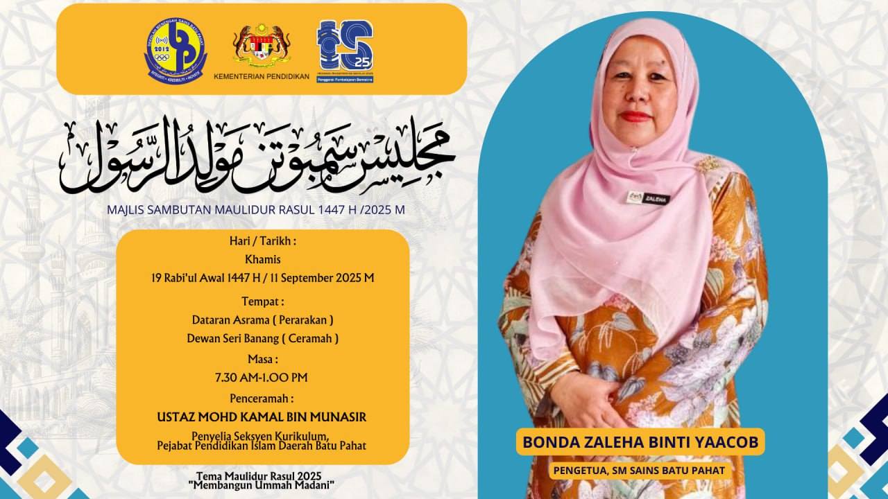 Sambutan Maulidur Rasul Sm Sains Batu Pahat  