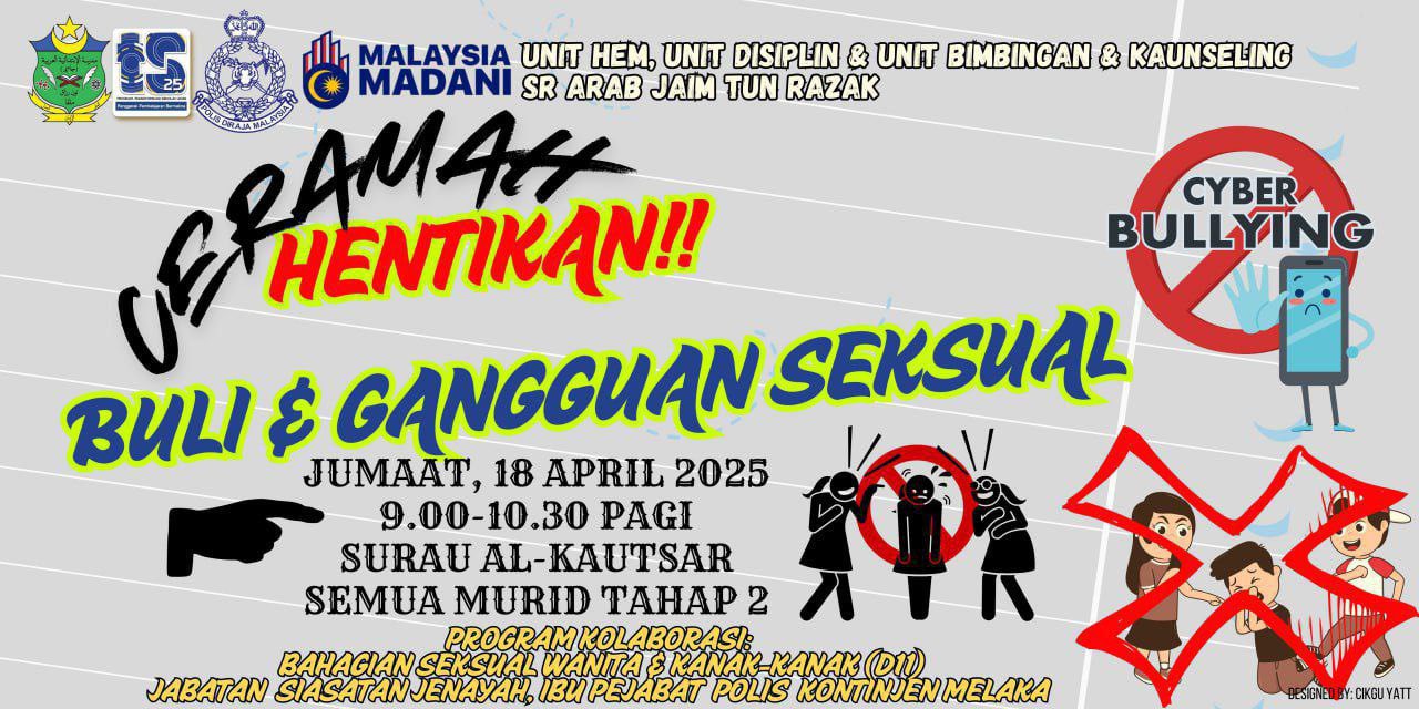 Ceramah Hentikan Buli & Gangguan Seksual Jumaat 