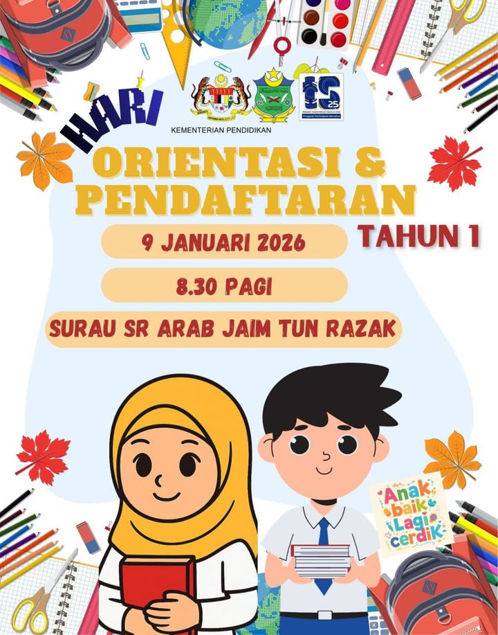 Hari Orientasi & Pendaftaran Tahun 1 2026 