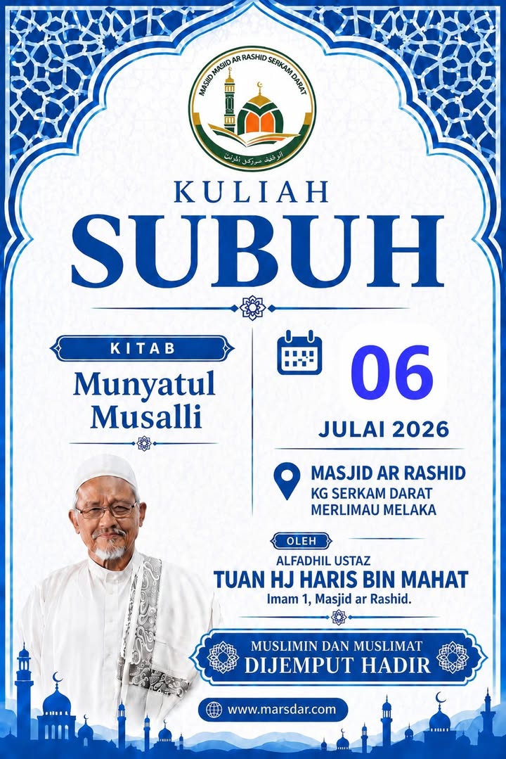 Kuliah 06.07.2026 Isnin 