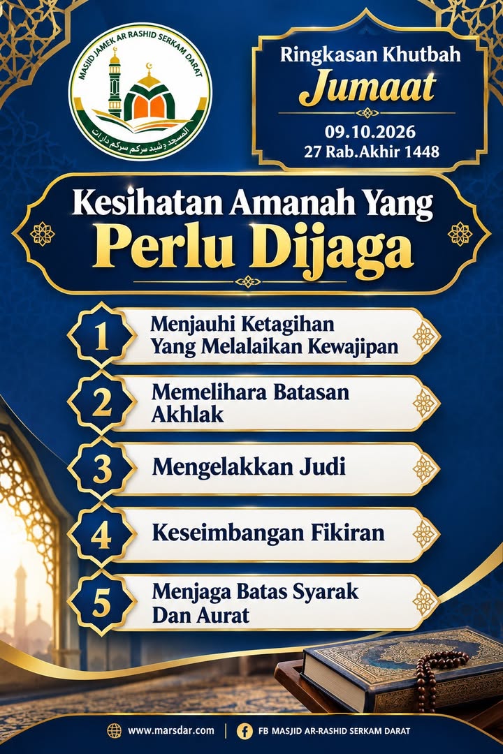 Hadis Rasulullah ﷺ: 