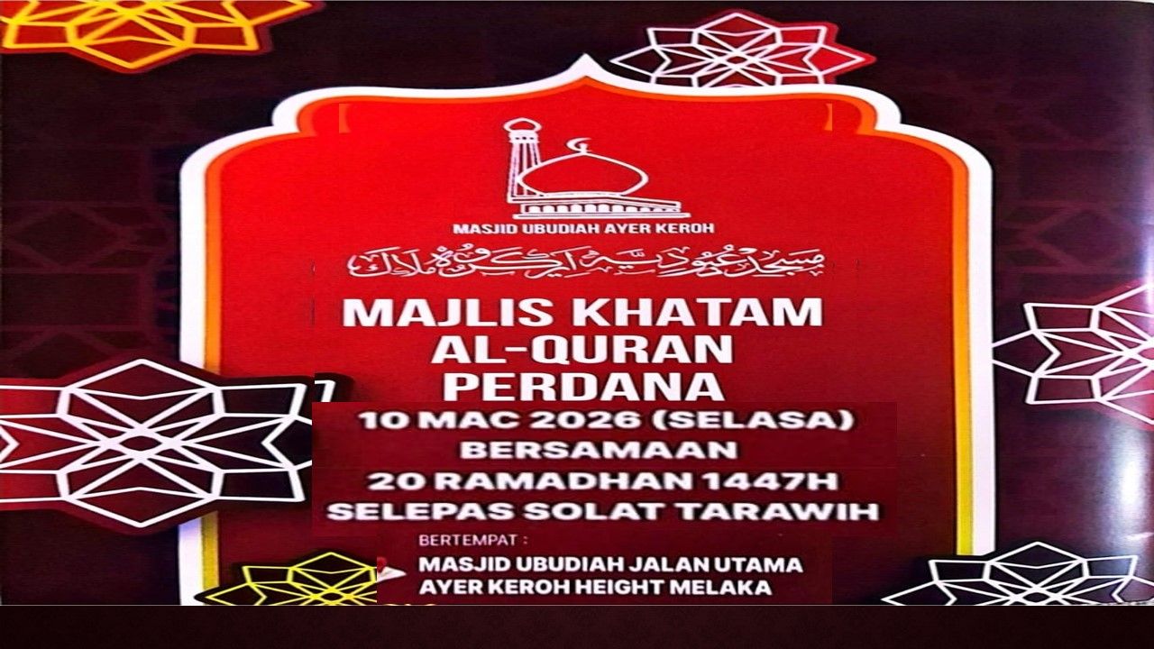 Majlis Khatam Al-quranperdana 