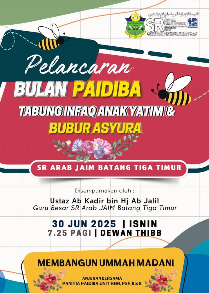 Pelancaran Bulan Paidiba Tabung Infaq Anak Yatim & 