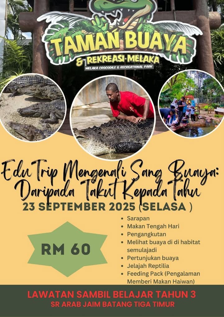 Edu Trip Mengenali Sang Buaya: Daripada Takut Kepada 