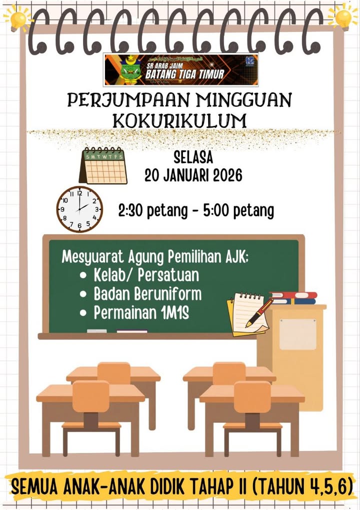 Perjumpaan Mingguan Kokurikulum  