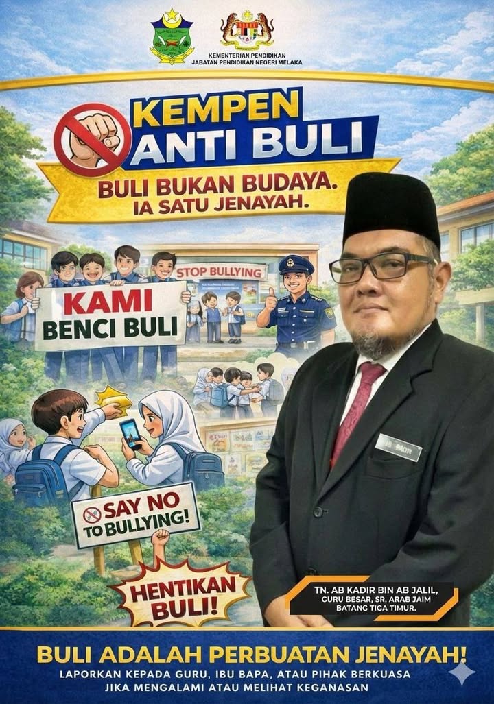 Penyerahan Poster Anti Buli  Dan Penurunan Surat 