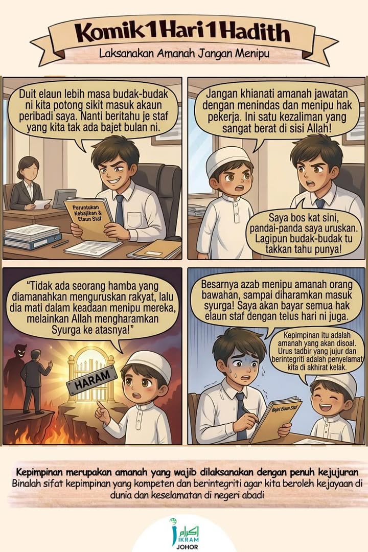 Perkongsian 1 Hari 1 Hadis 