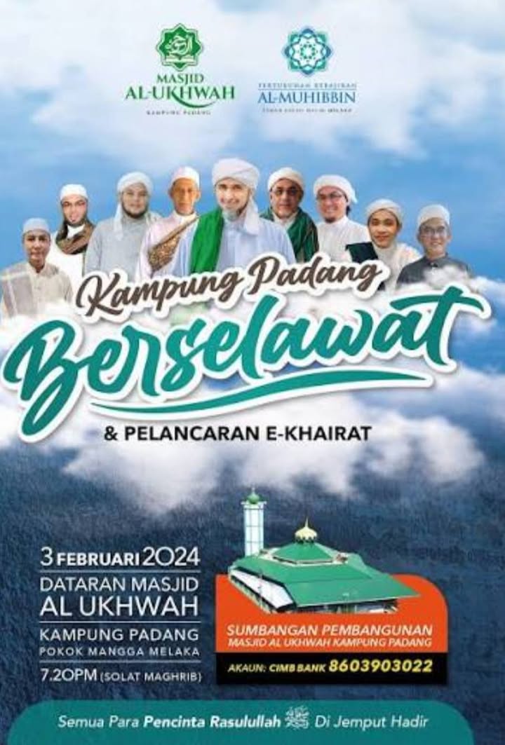 3/1/2024kampung Padang Berselawat Di Dataran Masjid Al Ukhwah 