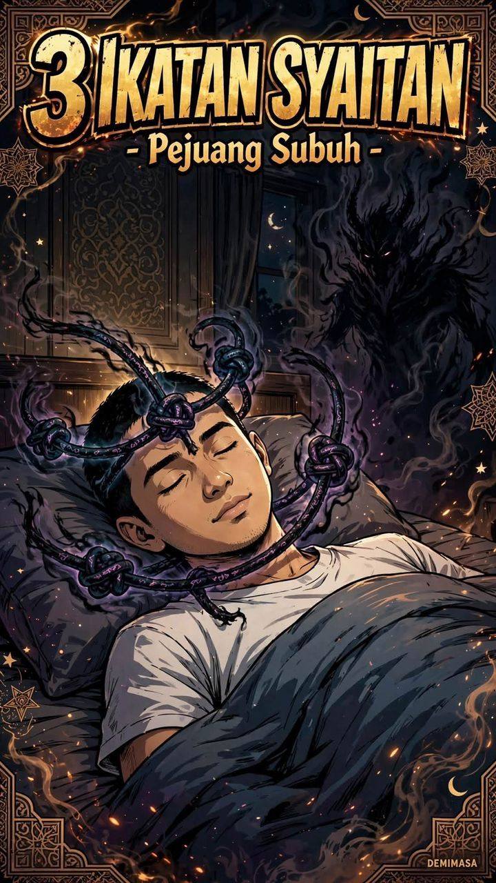 3 Ikatan Syaitan Ketika Tidur 