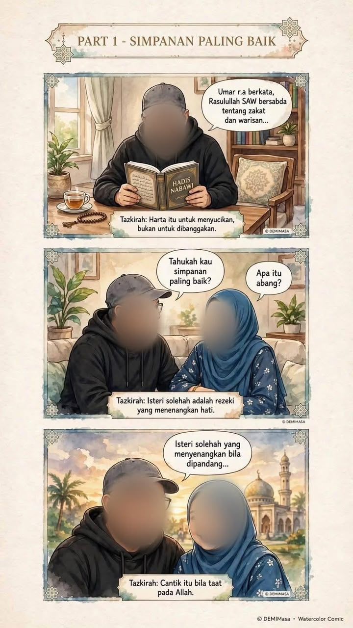 Isteri Adalah Simpanan Terbaik Seorang Suami 