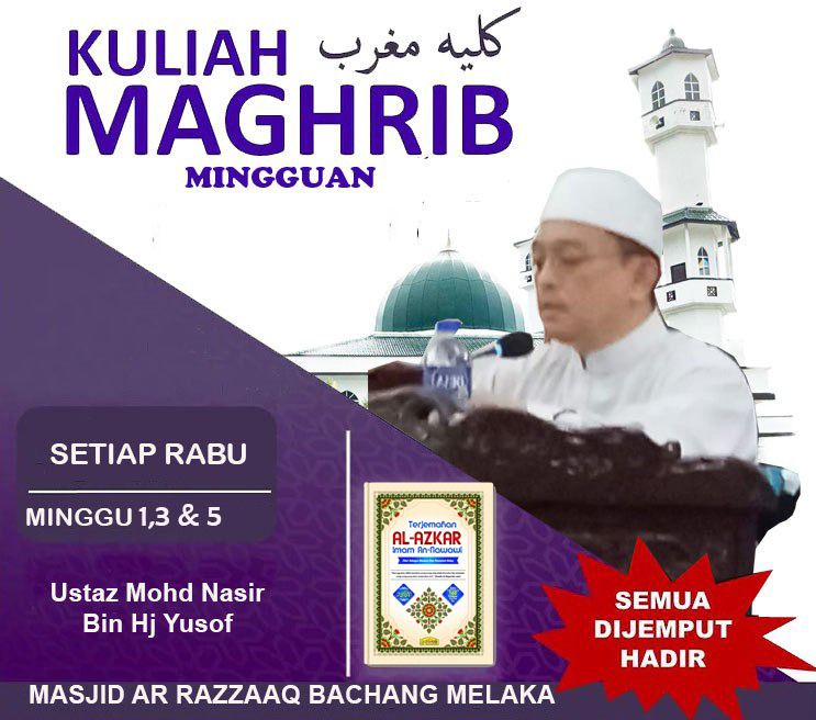 Assalamualaikum Hari Ini Jangan Lupa Kuliah Maghrib Secara 