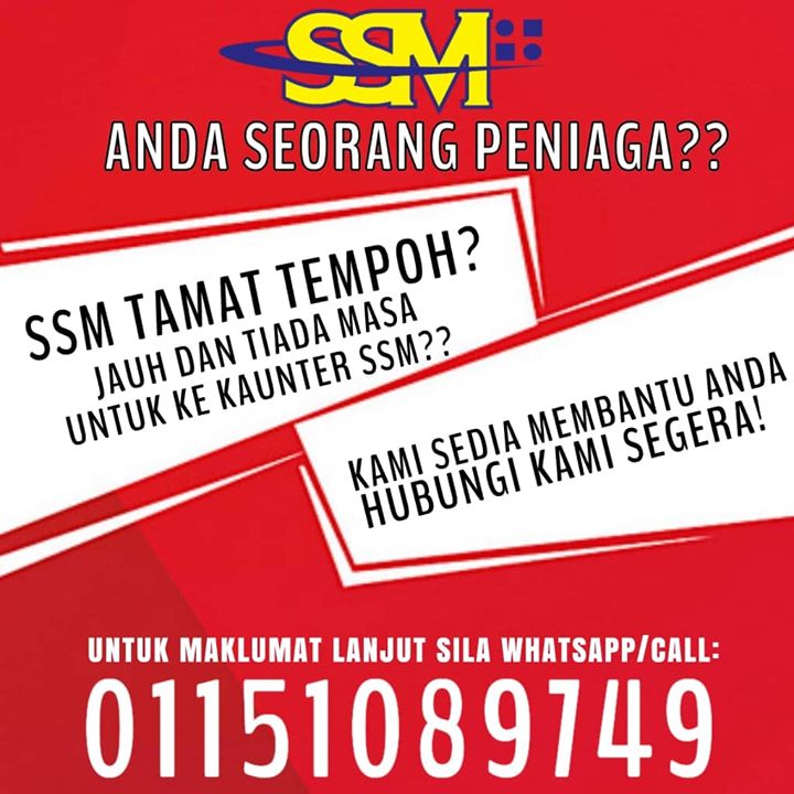 Sesiapa Nak Renew Ssm Kami Boleh Bantu... Sesiapa Nak Renew Ssm Kami Boleh Bantu...