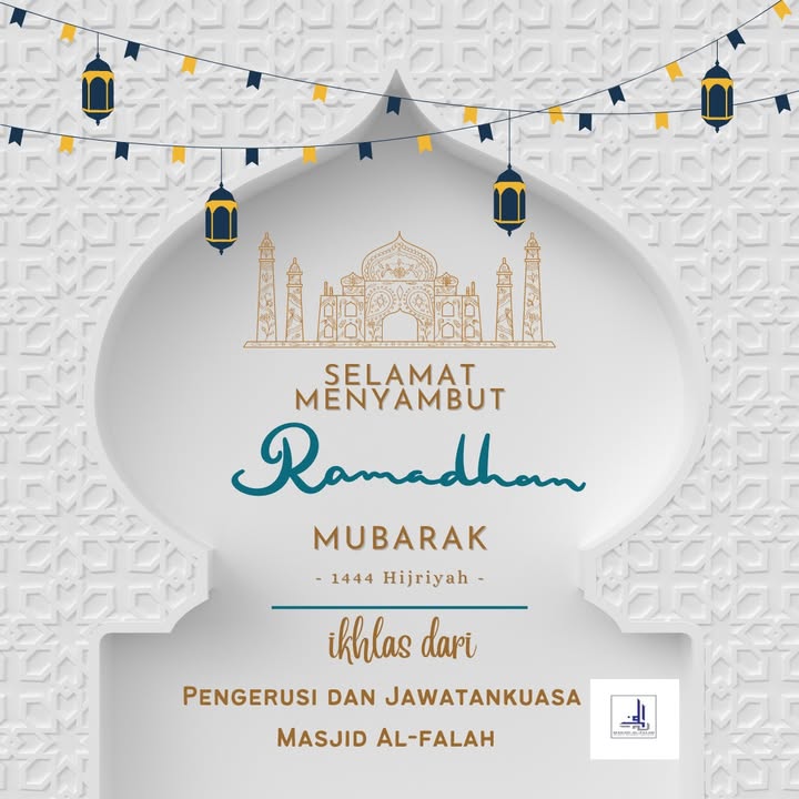 Selamat Menyambut Ramadan Mubarak Kepada Semua Anak Kariah 