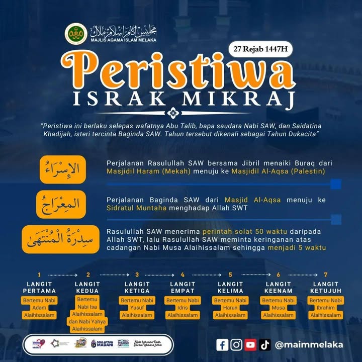 Salam Isra\' Mikraj 1447h 