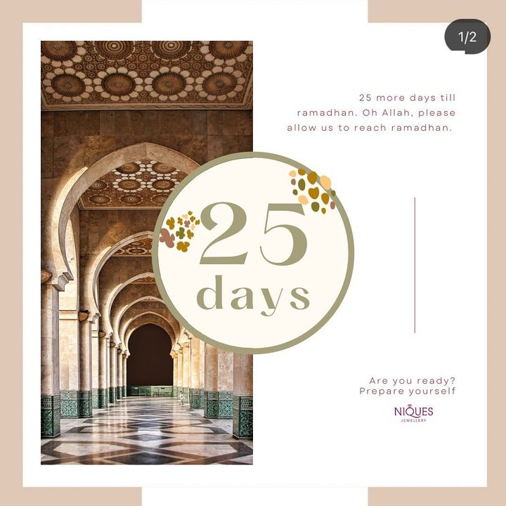 25 Days To Go - Start Ramadan With 