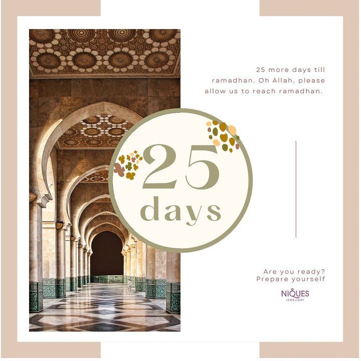 25 Days To Go - Start Ramadan With 