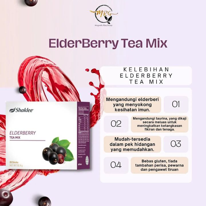 Elderberry Tea Mix Ni Produk Baru Dekat Website 