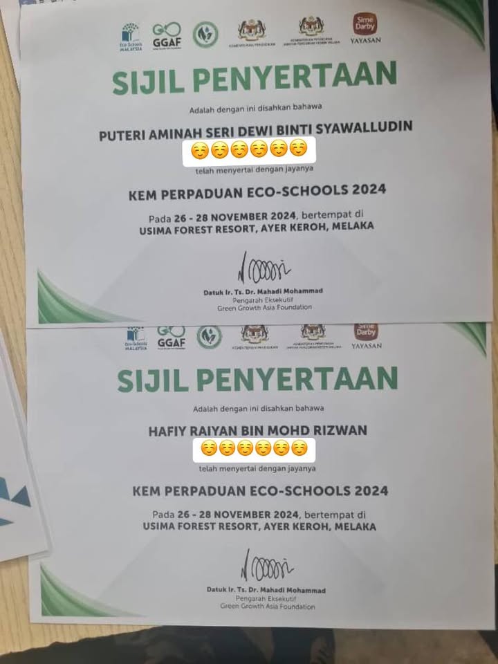 Kem Perpaduan Eco-schools 2024 