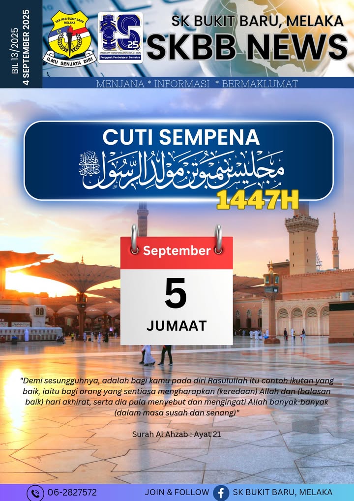 Makluman Kepada Semua Murid/ibubapa  