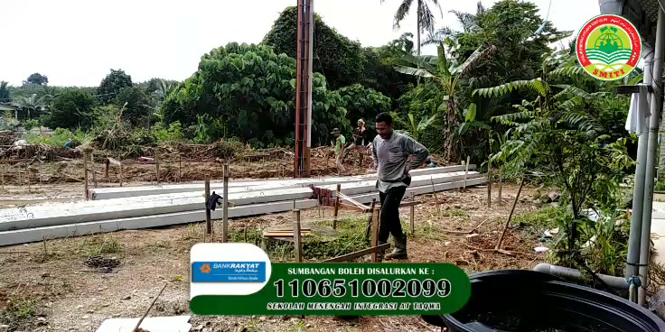 Proses Pailing Bangunan Asrama Pelajar At Taqwa 