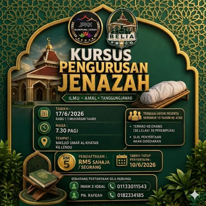 [kursus Pengurusan Jenazah: Ilmu, Amal, Tanggungjawab] 