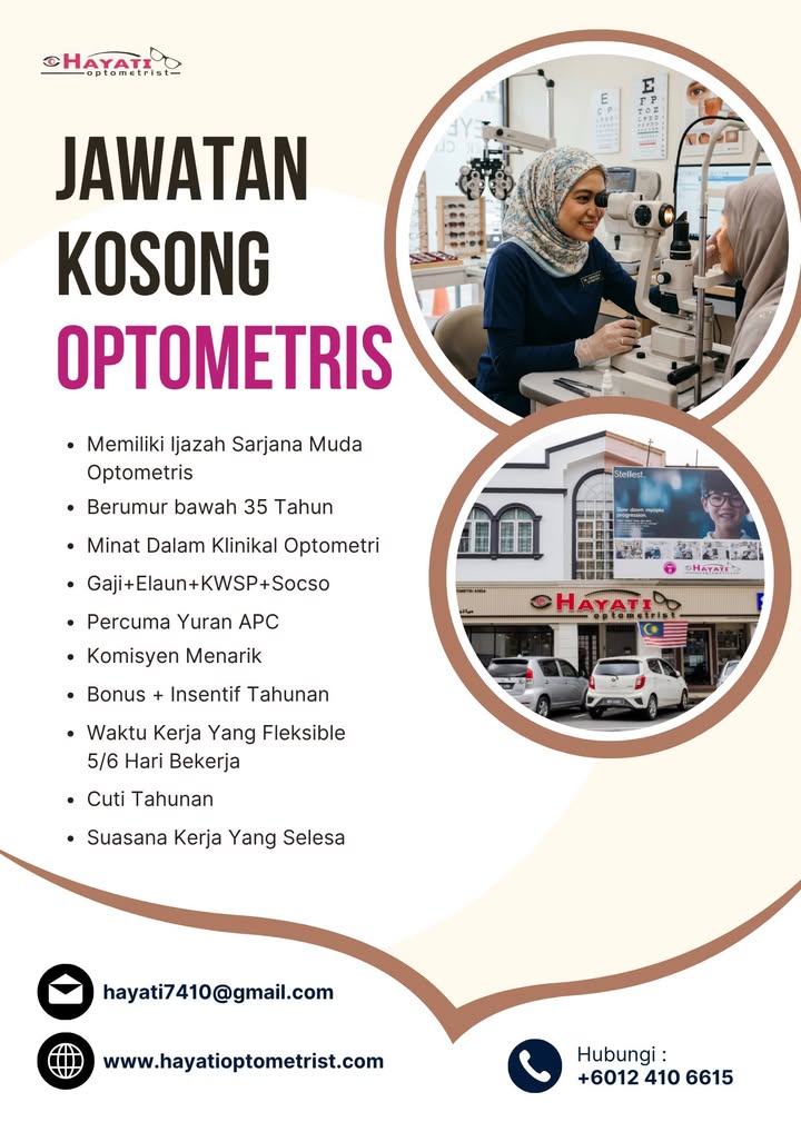 Kami Sedang Mencari Optometris! 