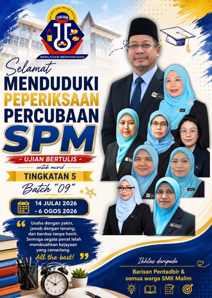 Selamat Menduduki Peperiksaan Percubaan Spm Bagi Calon Spm 
