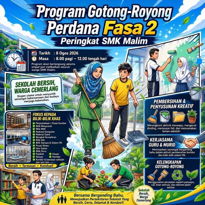 Jom.. Kita Bergotong-royong Sabtu Depan 